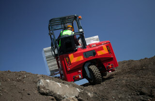 rough terrain forklift trucks